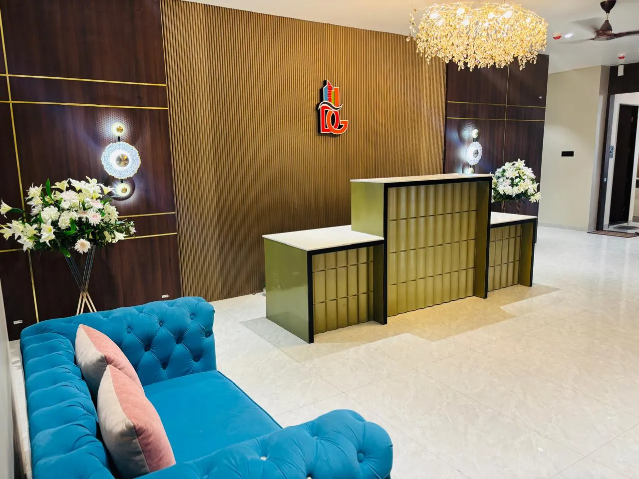 Reception & Lobby at The Grand Dularia